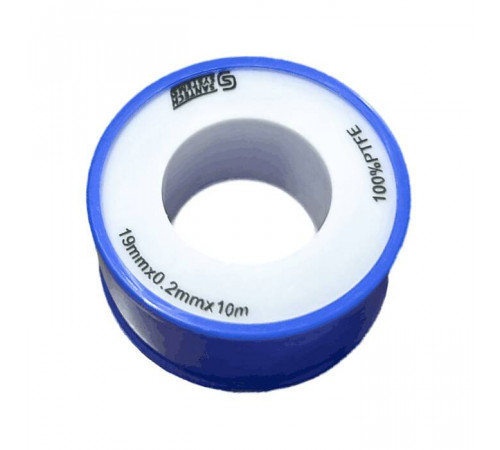 Лента ФУМ PTFE 19ммх0,12ммх15м катушка среда: вода SantechSystems