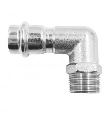 Угольник сталь нерж AISI 304 Дн 15х1/2" пресс/НР FS122 SantechSystems