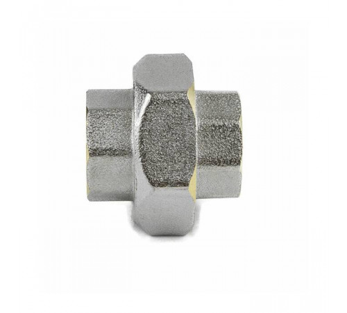 Соединитель латунь никель американка Ду 20 (3/4