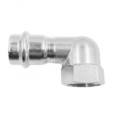 Угольник сталь нерж AISI 304 Дн 15х1/2" пресс/ВР FS121 SantechSystems