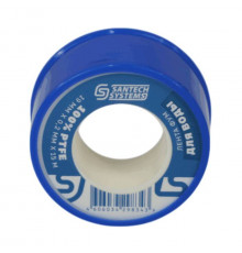 Лента ФУМ PTFE FU10 19ммх0,2ммх15м катушка среда: вода SantechSystems