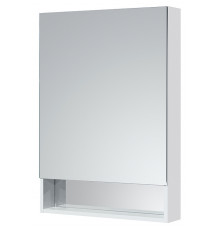 Шкаф зеркальный The Gap 60 белый глянец с подсветкой Roca ZRU9302885