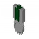 Задвижка шиберная чугунная Tecofi VG4400-004NI Ду 65 Ру10 под электропривод с уплотнением NBR для надежной работы
