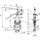 Задвижка шиберная чугунная Tecofi VG4400-02MM Ду 200 Ру10 с рычагом и металлическим уплотнением для надежности
